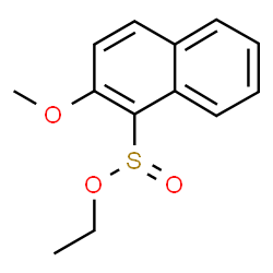 ChemSpider 2D Image | Ethyl 2-methoxy-1-naphthalenesulfinate | C13H14O3S