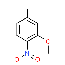 ChemSpider 2D Image | 4-Iodo-2-methoxy-1-nitrobenzene | C7H6INO3