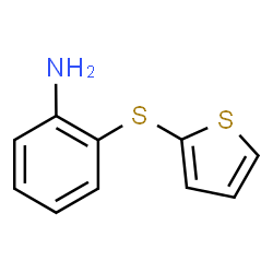 ChemSpider 2D Image | 2-(2-Thienylsulfanyl)aniline | C10H9NS2