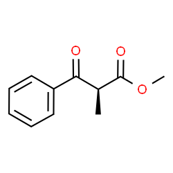 ChemSpider 2D Image | Methyl (2S)-2-methyl-3-oxo-3-phenylpropanoate | C11H12O3