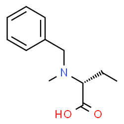 ChemSpider 2D Image | (2R)-2-[Benzyl(methyl)amino]butanoic acid | C12H17NO2