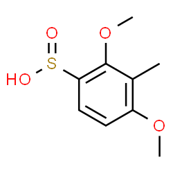 ChemSpider 2D Image | 2,4-Dimethoxy-3-methylbenzenesulfinic acid | C9H12O4S