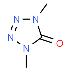 ChemSpider 2D Image | 1,4-Dimethyl-1,4-dihydro-5H-tetrazol-5-one | C3H6N4O