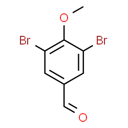 ChemSpider 2D Image | 3,5-Dibromo-4-methoxybenzaldehyde | C8H6Br2O2