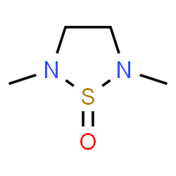 ChemSpider 2D Image | 2,5-Dimethyl-1,2,5-thiadiazolidine 1-oxide | C4H10N2OS