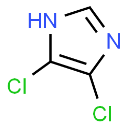 ChemSpider 2D Image | 4,5-Dichloroimidazole | C3H2Cl2N2
