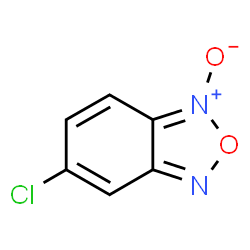 ChemSpider 2D Image | 5-Chlorobenzofurazan 1-oxide | C6H3ClN2O2