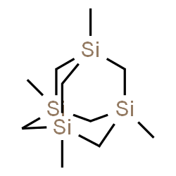 ChemSpider 2D Image | 1,3,5,7-Tetramethyl-1,3,5,7-tetrasilaadamantane | C10H24Si4