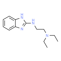 ChemSpider 2D Image | N'-(1H-Benzimidazol-2-yl)-N,N-diethyl-1,2-ethanediamine | C13H20N4