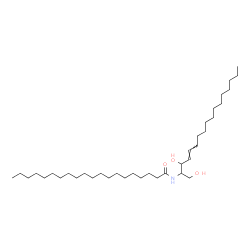 ChemSpider 2D Image | N-[(4E)-1,3-Dihydroxy-4-heptadecen-2-yl]icosanamide | C37H73NO3