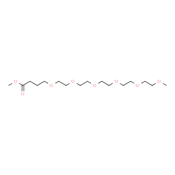 ChemSpider 2D Image | Methyl 2,5,8,11,14,17-hexaoxahenicosan-21-oate | C16H32O8