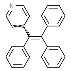 ChemSpider 2D Image | 4-(Triphenylvinyl)pyridine | C25H19N