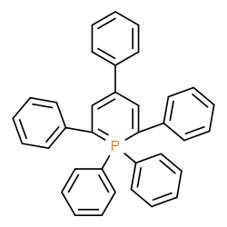 ChemSpider 2D Image | 1,1,2,4,6-Pentaphenyl-1lambda~5~-phosphinine | C35H27P