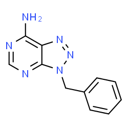 ChemSpider 2D Image | 3-Benzyl-3H-[1,2,3]triazolo[4,5-d]pyrimidin-7-amine | C11H10N6
