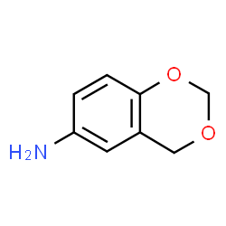 ChemSpider 2D Image | 4H-1,3-Benzodioxin-6-amine | C8H9NO2