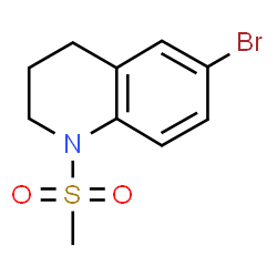 ChemSpider 2D Image | 6-bromo-1-methanesulfonyl-1,2,3,4-tetrahydroquinoline | C10H12BrNO2S