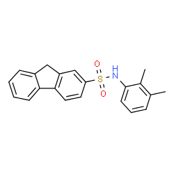 ChemSpider 2D Image | N-(2,3-Dimethylphenyl)-9H-fluorene-2-sulfonamide | C21H19NO2S