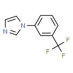 ChemSpider 2D Image | Imidazole, 1-(3-trifluoromethylphenyl)- | C10H7F3N2