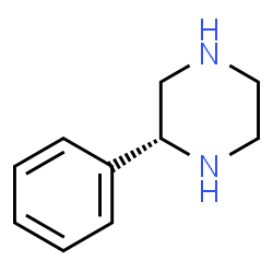 ChemSpider 2D Image | (2R)-2-Phenylpiperazine | C10H14N2