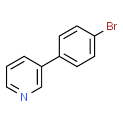 ChemSpider 2D Image | 3-(4-Bromophenyl)pyridine | C11H8BrN