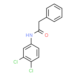 ChemSpider 2D Image | 3',4'-DICHLOROPHENYLACETANILIDE | C14H11Cl2NO