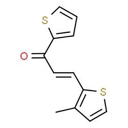ChemSpider 2D Image | (2E)-3-(3-Methyl-2-thienyl)-1-(2-thienyl)-2-propen-1-one | C12H10OS2