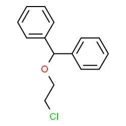 ChemSpider 2D Image | Benzhydryl 2-chloroethyl ether | C15H15ClO
