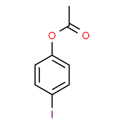 ChemSpider 2D Image | 4-Iodophenyl acetate | C8H7IO2