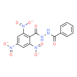 ChemSpider 2D Image | N'-Benzoyl-2,4,6-trinitrobenzohydrazide | C14H9N5O8