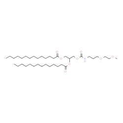 ChemSpider 2D Image | 10,16-Dioxo-2,5,11,15-tetraoxa-9-azanonacosan-13-yl myristate | C38H73NO8