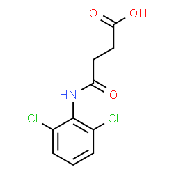 ChemSpider 2D Image | 4-[(2,6-Dichlorophenyl)amino]-4-oxobutanoic acid | C10H9Cl2NO3