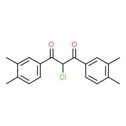 ChemSpider 2D Image | 2-Chloro-1,3-bis(3,4-dimethylphenyl)-1,3-propanedione | C19H19ClO2