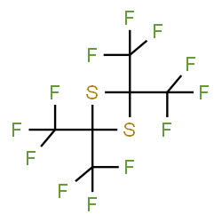 ChemSpider 2D Image | 2,2,4,4-Tetrakis(trifluoromethyl)-1,3-dithietane | C6F12S2