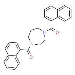 ChemSpider 2D Image | 1,4-Diazepane-1,4-diylbis(1-naphthylmethanone) | C27H24N2O2