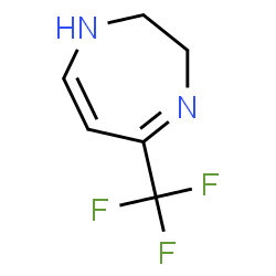 ChemSpider 2D Image | 5-(trifluoromethyl)-2,3-dihydro-1H-1,4-diazepine | C6H7F3N2