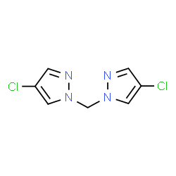 ChemSpider 2D Image | 1,1'-Methylenebis(4-chloro-1H-pyrazole) | C7H6Cl2N4
