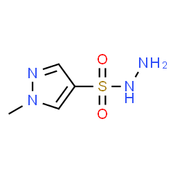 ChemSpider 2D Image | 1-methylpyrazole-4-sulfonohydrazide | C4H8N4O2S