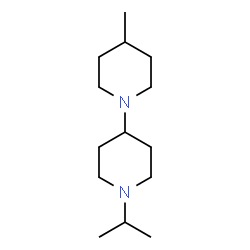 ChemSpider 2D Image | 1'-Isopropyl-4-methyl-1,4'-bipiperidine | C14H28N2