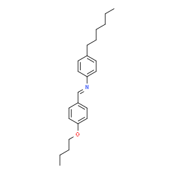 ChemSpider 2D Image | N-[(E)-(4-Butoxyphenyl)methylidene]-4-hexylaniline | C23H31NO