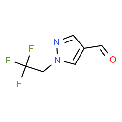 ChemSpider 2D Image | 1-(2,2,2-trifluoroethyl)pyrazole-4-carbaldehyde | C6H5F3N2O