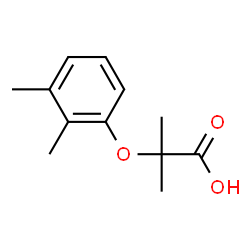ChemSpider 2D Image | 2-(2,3-Dimethylphenoxy)-2-methylpropanoic acid | C12H16O3