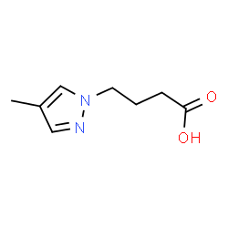 ChemSpider 2D Image | 4-(4-methylpyrazol-1-yl)butanoic acid | C8H12N2O2
