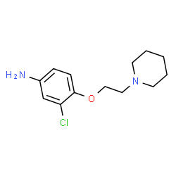 ChemSpider 2D Image | 3-chloro-4-(2-piperidin-1-ylethoxy)aniline | C13H19ClN2O