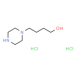 ChemSpider 2D Image | 4-piperazin-1-ylbutan-1-ol dihydrochloride | C8H20Cl2N2O