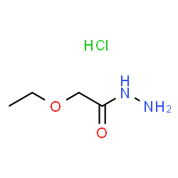 ChemSpider 2D Image | 2-ethoxyacetohydrazide hydrochloride | C4H11ClN2O2