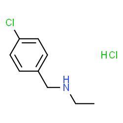 ChemSpider 2D Image | N-(4-chlorobenzyl)ethanamine hydrochloride | C9H13Cl2N