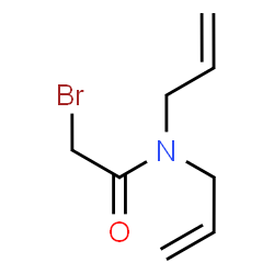 ChemSpider 2D Image | N,N-Diallyl-2-bromoacetamide | C8H12BrNO
