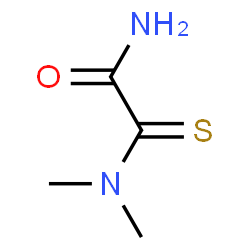 ChemSpider 2D Image | 2-(Dimethylamino)-2-thioxoacetamide | C4H8N2OS