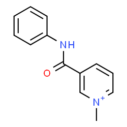 ChemSpider 2D Image | 1-Methyl-3-(phenylcarbamoyl)pyridinium | C13H13N2O