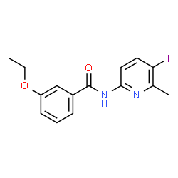 ChemSpider 2D Image | 3-Ethoxy-N-(5-iodo-6-methyl-2-pyridinyl)benzamide | C15H15IN2O2